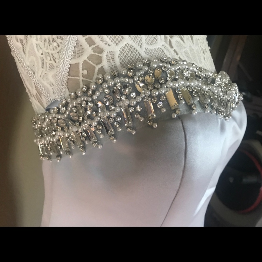 Jovani Gown with Swarovski and pearls